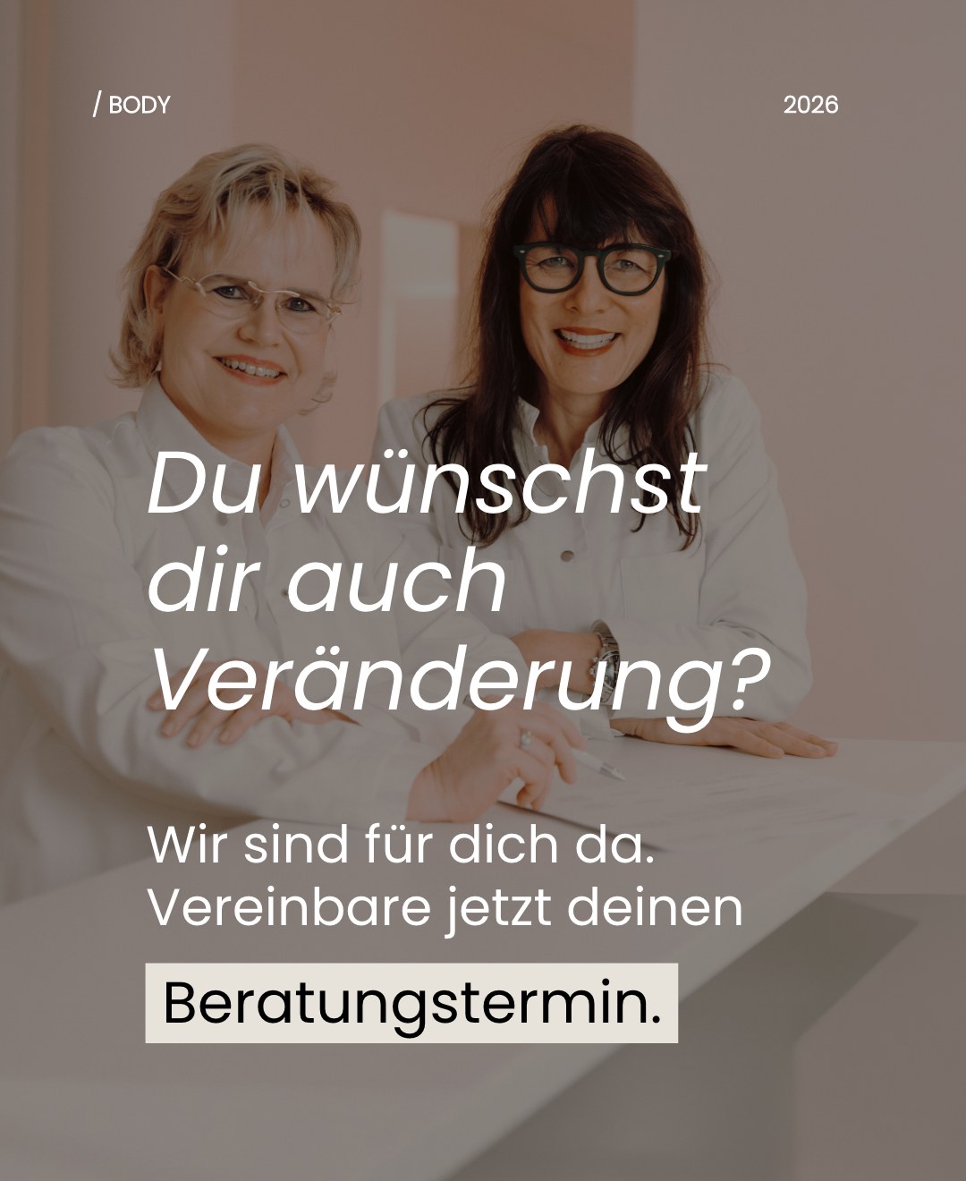 Karussell-Kachel: Einladung zum Beratungsgespräch in der Praxis